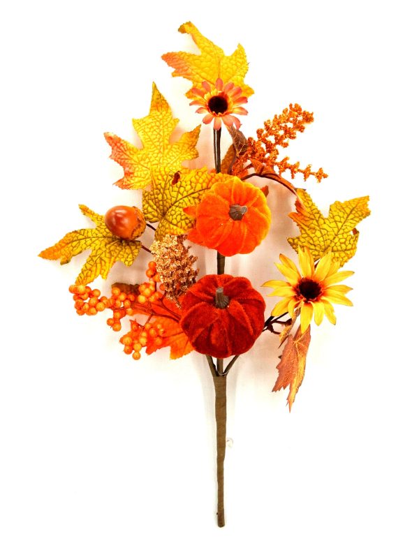 18 Inch Velvet Pumpkin Aster Online Sale